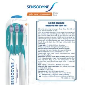 Bộ 3 Bàn Chải Đánh Răng Sensodyne Làm Sạch Sâu Kẽ Răng