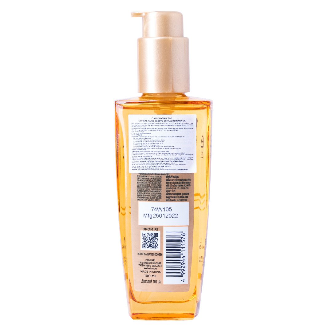 Combo Dầu Gội & Dầu Dưỡng Tóc L'Oreal Dưỡng Tóc Suôn Mượt Tóc 100mlx3