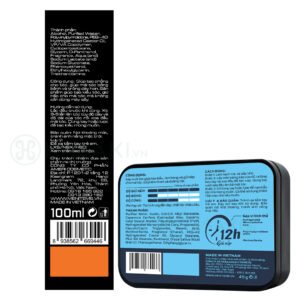 Combo Menitems Sáp Tạo Kiểu Clay Wax - IcyVibe 45g + Xịt Tạo Phồng Tạo Kiểu Đa Năng 100ml