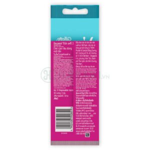 Dao Cạo Nữ Gillette Simply Venus Basic 3 Lưỡi (Vỉ 2 Cây)