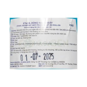 Lăn Khử Mùi EtiaXil Hàng Ngày Cho Mọi Loại Da 50ml
