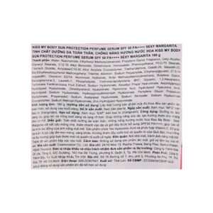 Serum Dưỡng Thể Kiss My Body Chống Nắng Sexy Margarita 180g