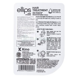 [HSD 01/2027] Serum Dưỡng Tóc Ellips Vitamin Phục Hồi Hư Tổn Vỉ 6 Viên