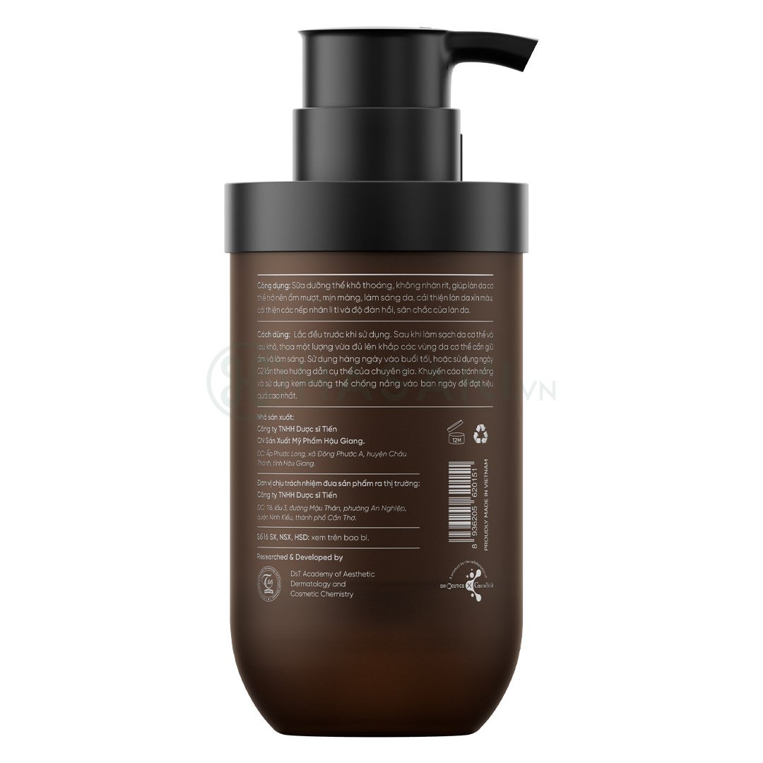 Sữa Dưỡng Thể DrCeutics 10% Niacinamide Hỗ Trợ Sáng Da 200g