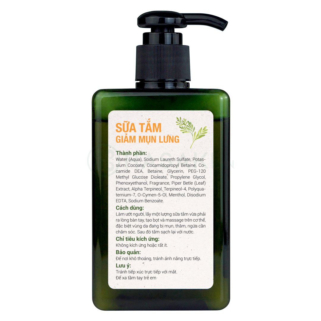 Sữa Tắm Neoskin Giảm Mụn Lưng Chiết Xuất Tràm Trà 250ml