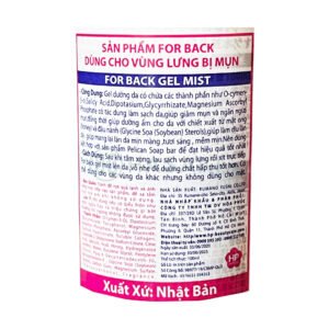 Xịt Làm Giảm Mụn Lưng Pelican 100ml