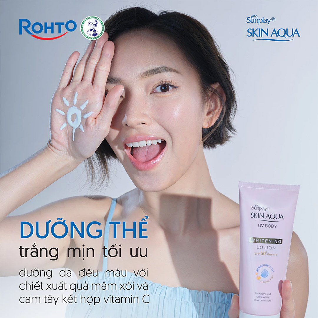 Combo 2 Lotion Chống Nắng Sunplay Dưỡng Thể Sáng Mịn 150g