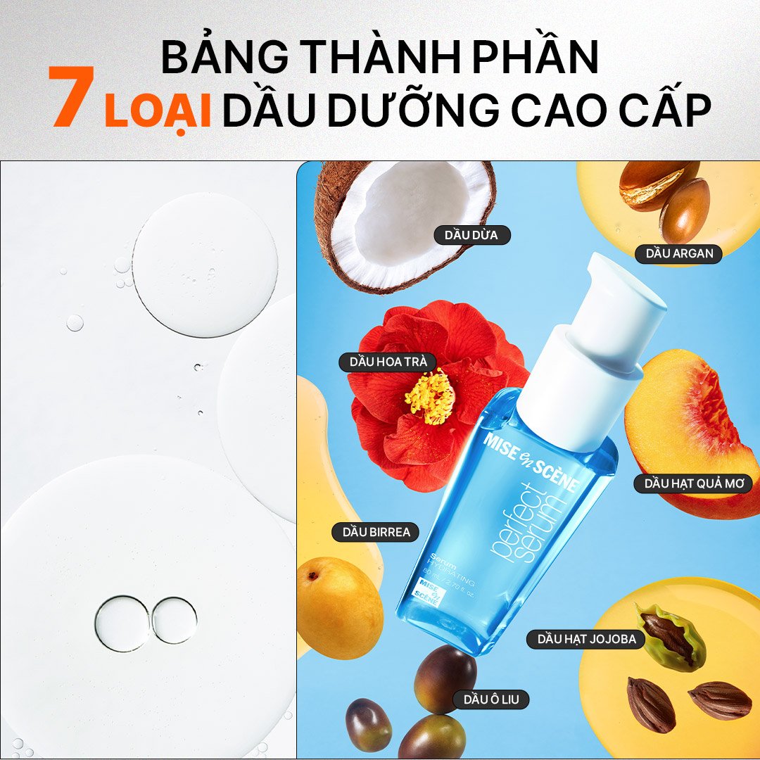 Combo 2 Serum Dưỡng Tóc Mise en scène Hydrating Cho Tóc Nhờn Dầu 80ml