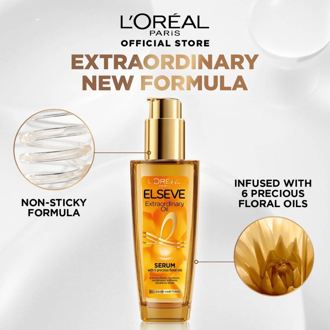 Combo Dầu Gội & Dầu Dưỡng Tóc L'Oreal Dưỡng Tóc Suôn Mượt Tóc 100mlx3