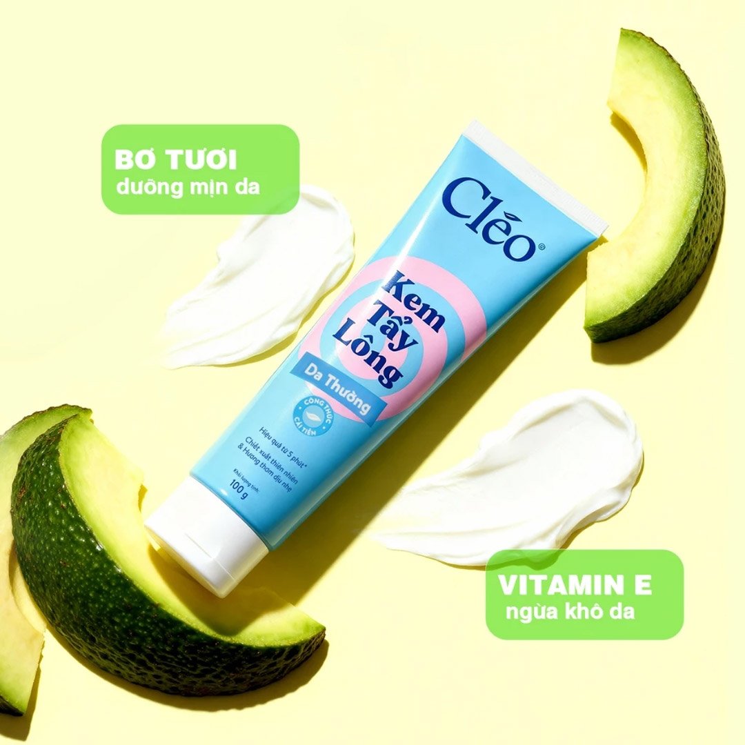 Kem Tẩy Lông Cléo Dành Cho Da Thường 100g (Mới)