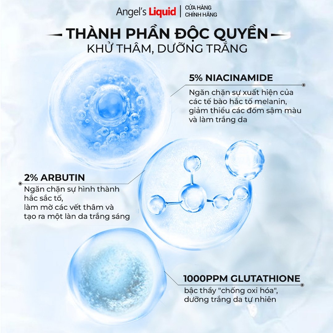 Lăn Nách Angel's Liquid Mờ Thâm, Dưỡng Sáng Mát Lạnh 60ml