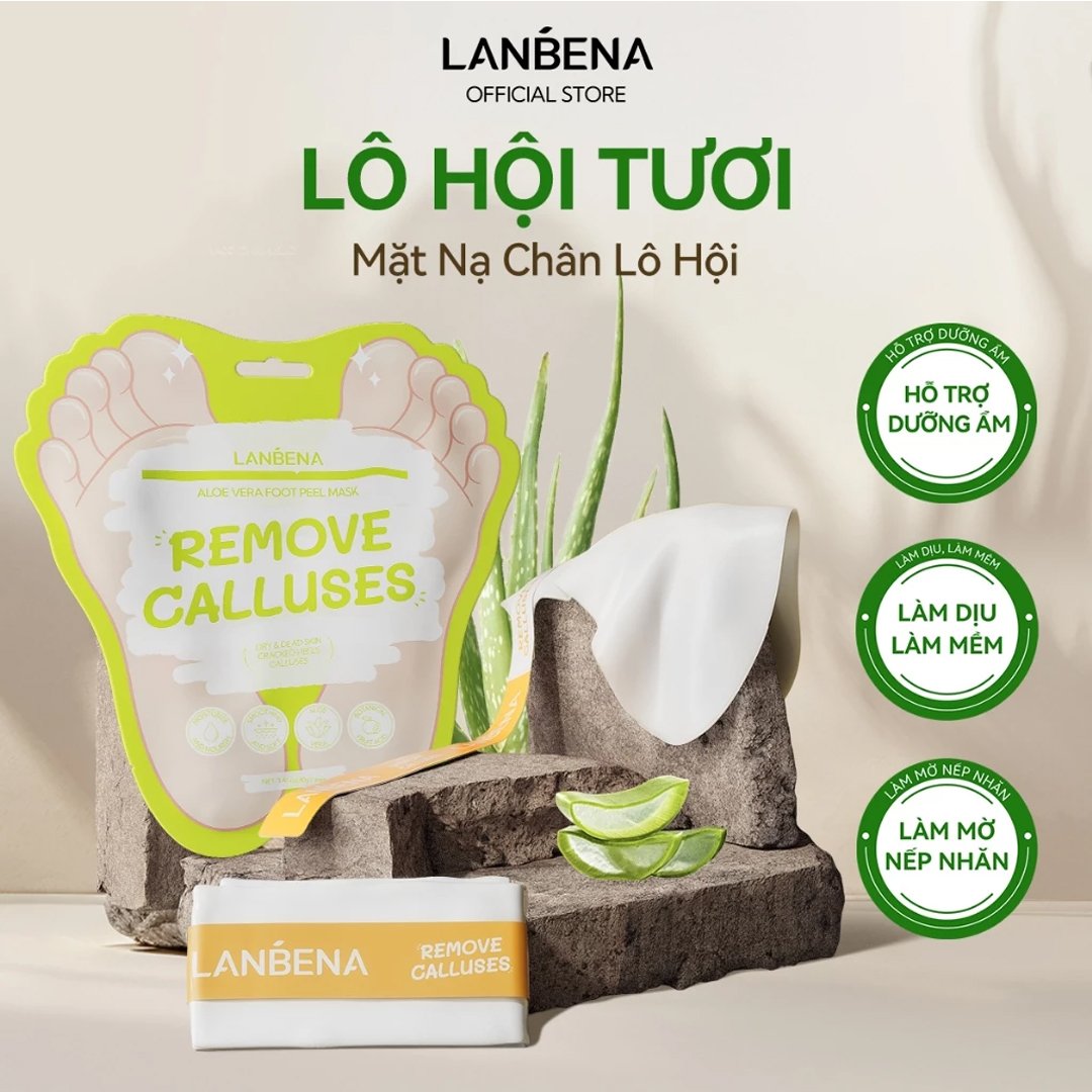Mặt Nạ Chân Lanbena Dạng Lột Chiết Xuất Lô Hội 40g