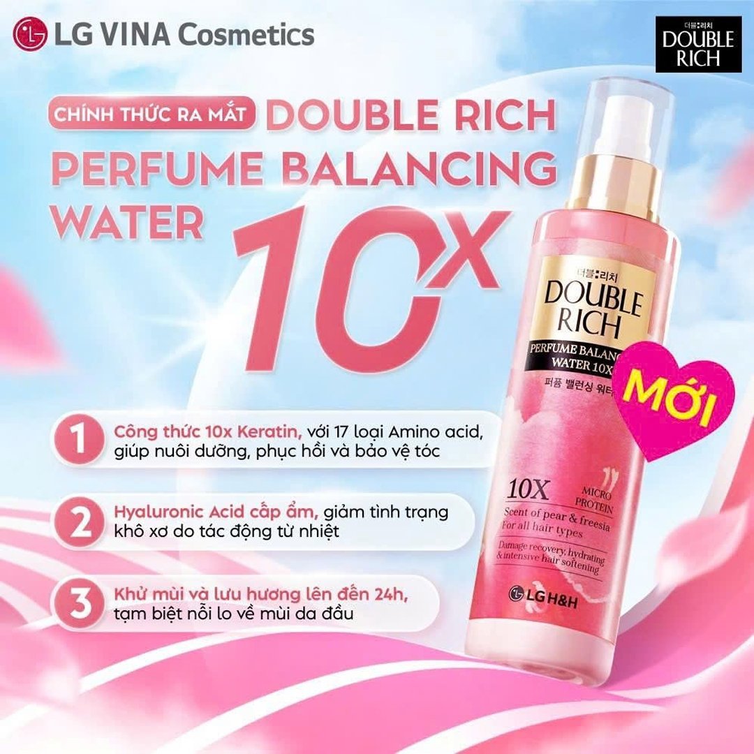 Nước Xịt Dưỡng Tóc Double Rich Hương Nước Hoa 200ml