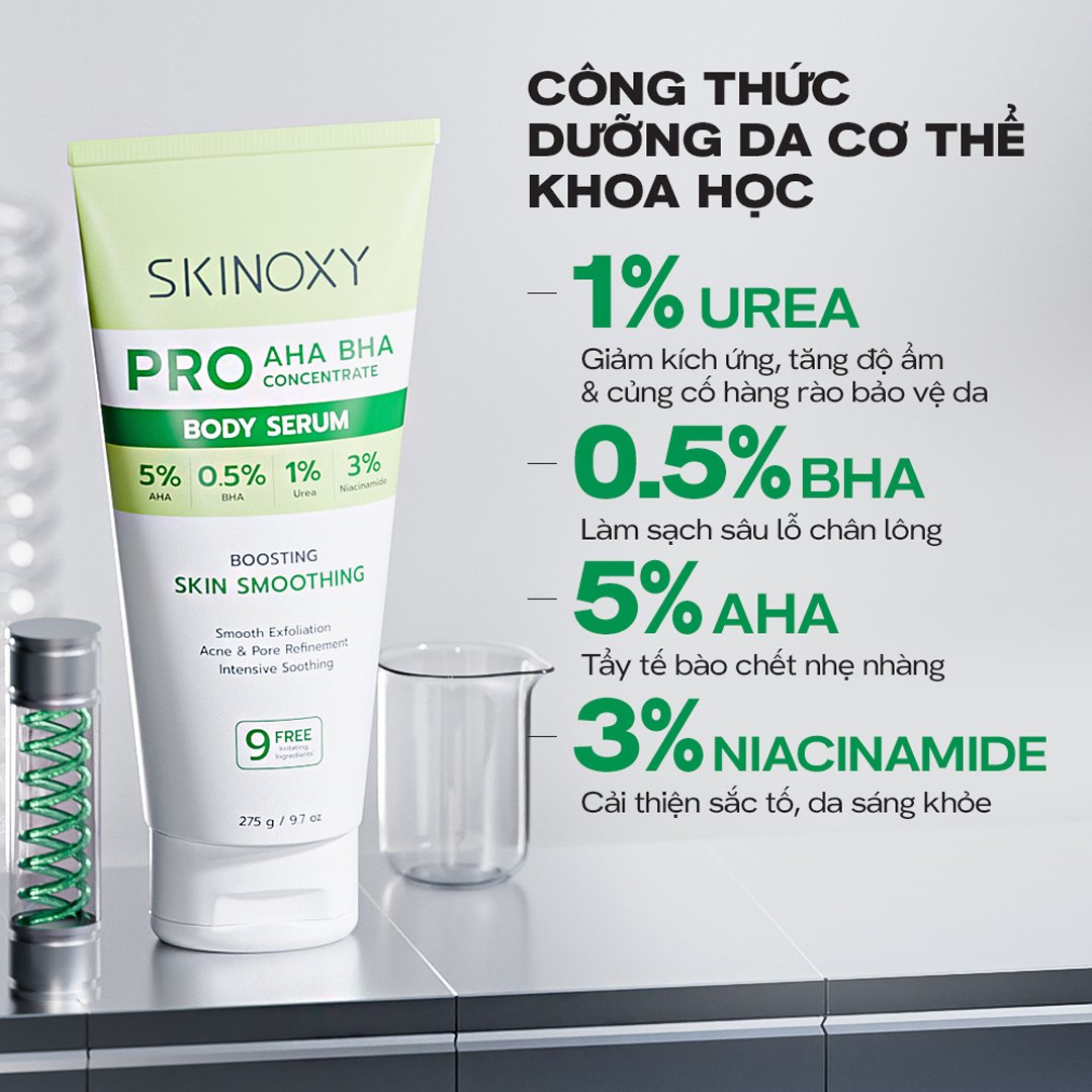 Serum Dưỡng Thể Skinoxy Sáng Da Và Mờ Đốm Sẫm Màu 275g