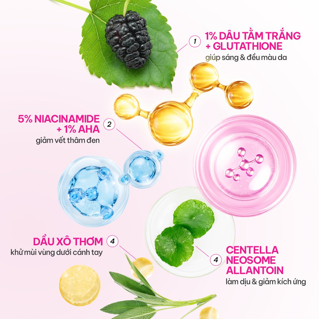 Serum Dưỡng Vùng Dưới Cánh Tay Kiss My Body Sáng Mịn 45g