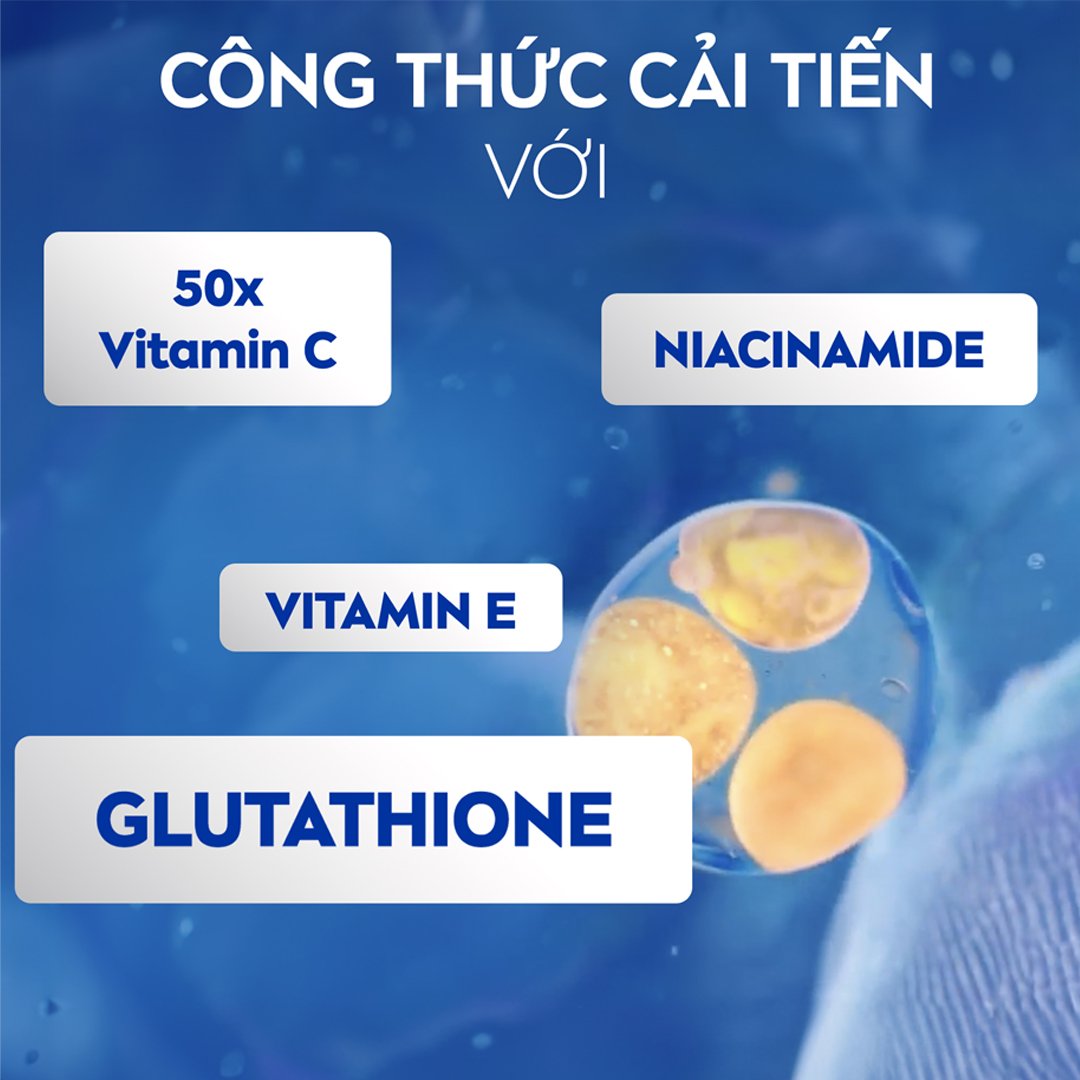 Sữa Dưỡng Thể Nivea Dưỡng Sáng Da Vitamin C & E 170ml