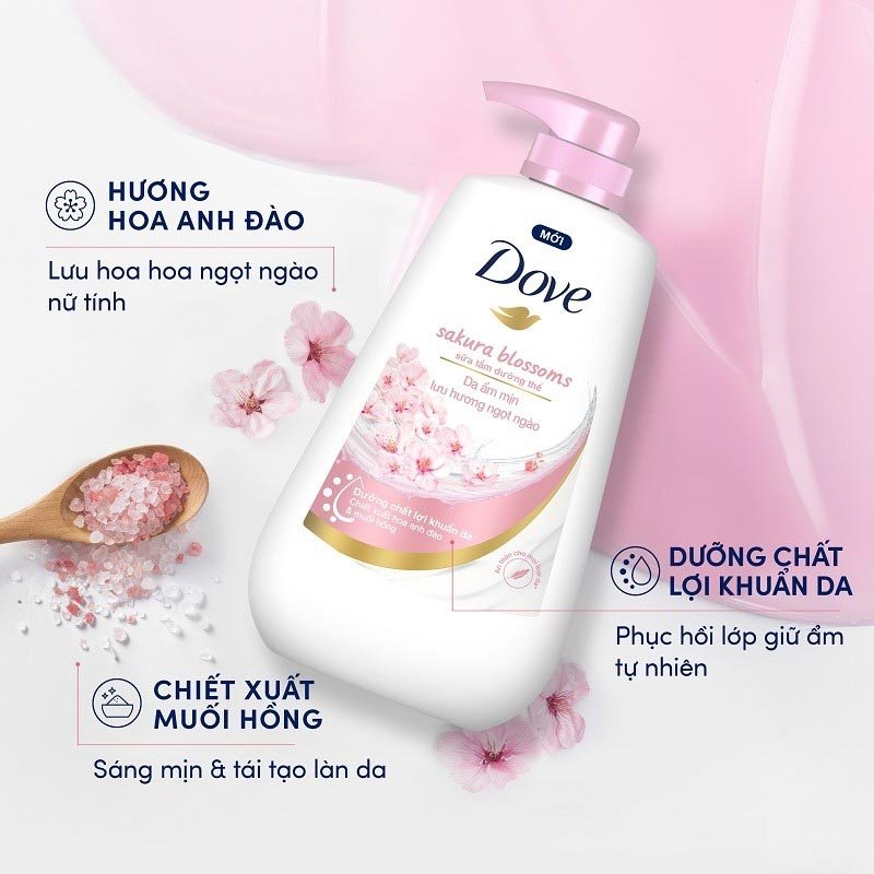 Sữa Tắm Dưỡng Thể Dove Sáng Da Rạng Rỡ 500g