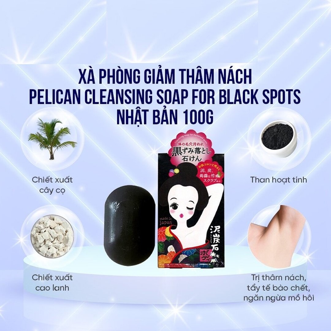 Xà Phòng Pelican Giảm Thâm Vùng Da Dưới Cánh Tay 100g