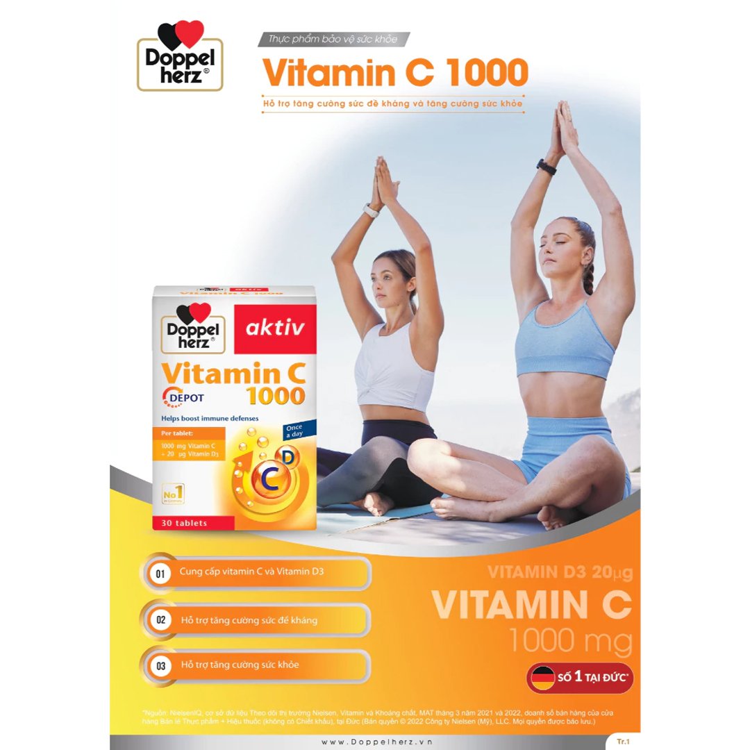 Thực Phẩm Bảo Vệ Sức Khoẻ Vitamin C 1000