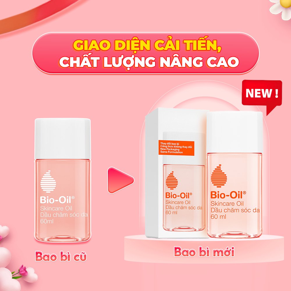 Dầu Chăm Sóc Da Bio-Oil Làm Giảm Rạn Da, Mờ Sẹo 60ml