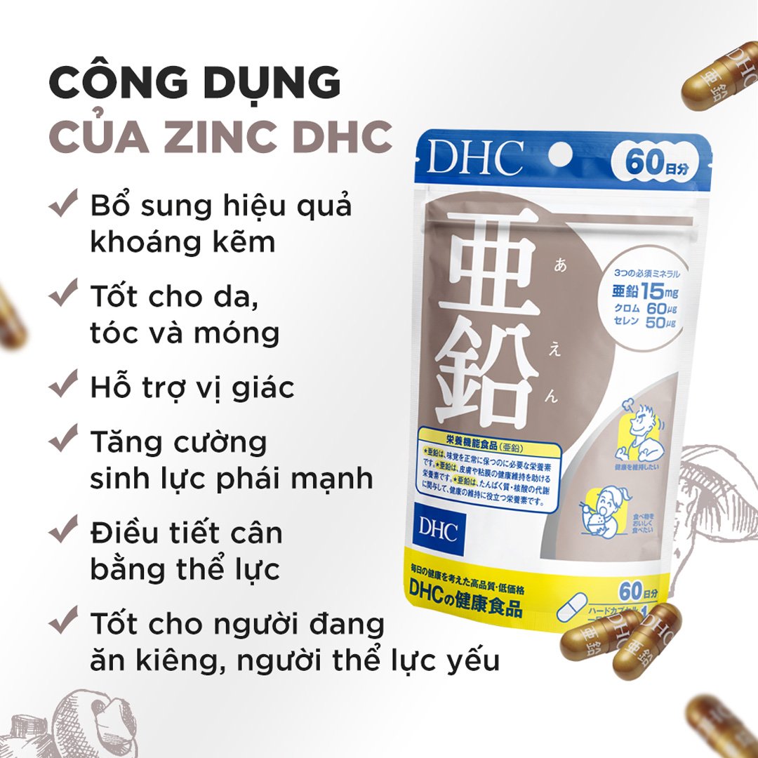 Thực Phẩm Bảo Vệ Sức Khỏe DHC Zinc