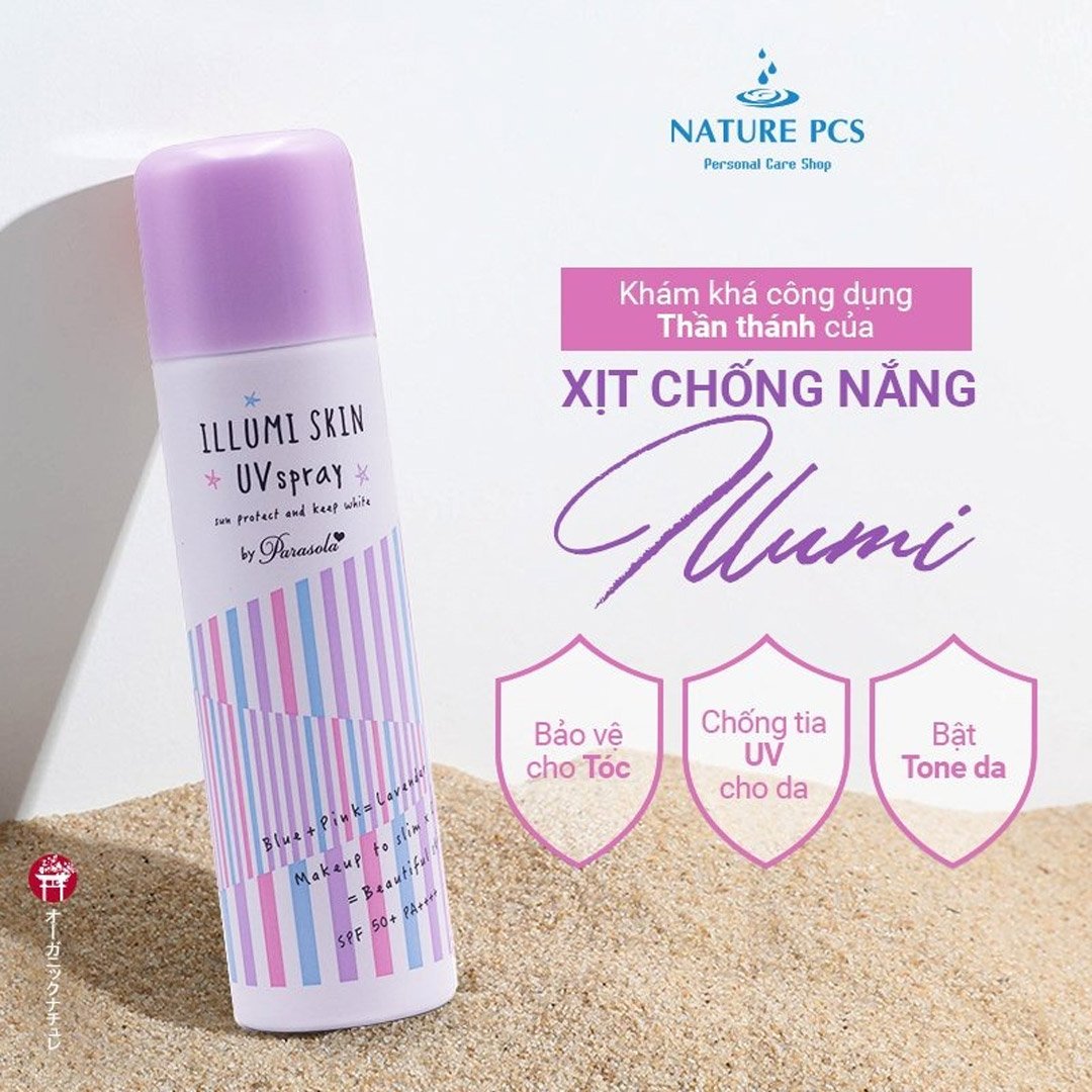 Xịt Chống Nắng Naris Cosmetics Nâng Tông Da 80g